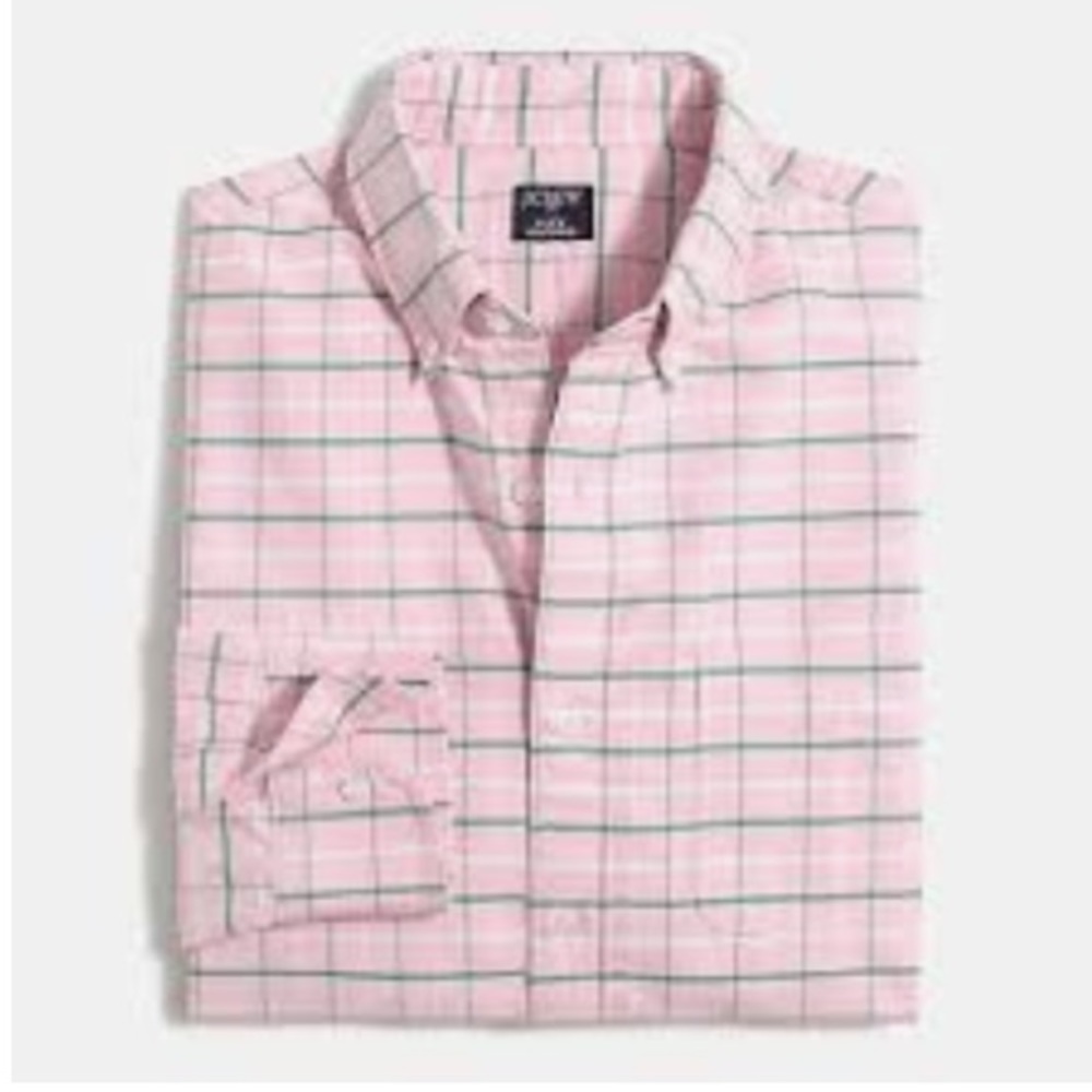 Slim Tattersall flex oxford shirt